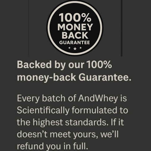 AndWhey Whey Protein Nutrase (1 KG)