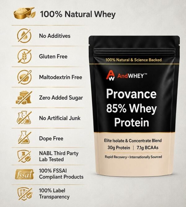 AndWhey 85% Whey Protein Provance
