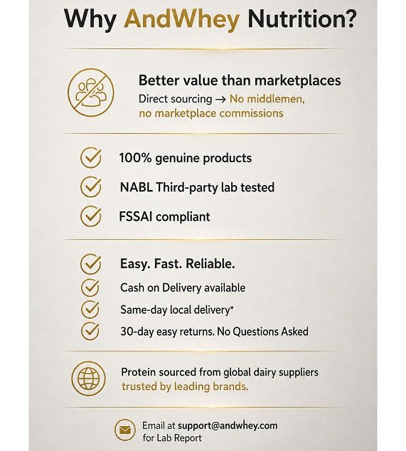 AndWhey 85% Whey Protein Provance
