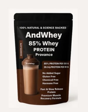 NUTRITION FACTS (3) AndWhey 85% Whey Protein Provance (500 gm)