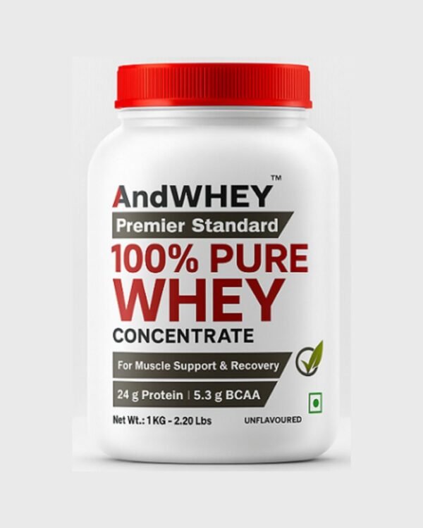 AndWhey Premier Standard 100% Pure Whey Concentrate (1 Kg)