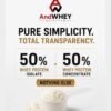 50% Whey Isolate & 50% Whey Concentrate & Nothing Else Pure Simplicity