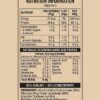 AndWhey Provance Whey Protein Blend Nutrition Facts Label