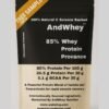 AndWhey - 85% Whey Protein Provance (100 g Free Tryout Pack)