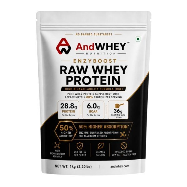 AndWhey EnzyBoost Raw Whey Protein