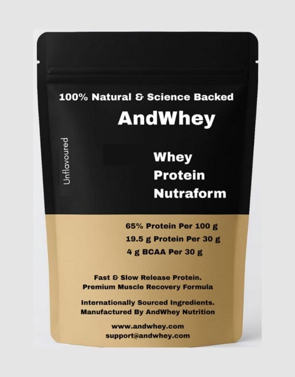 NUTRITION FACTS (3) AndWhey – Whey Protein Nutraform (500 gm)