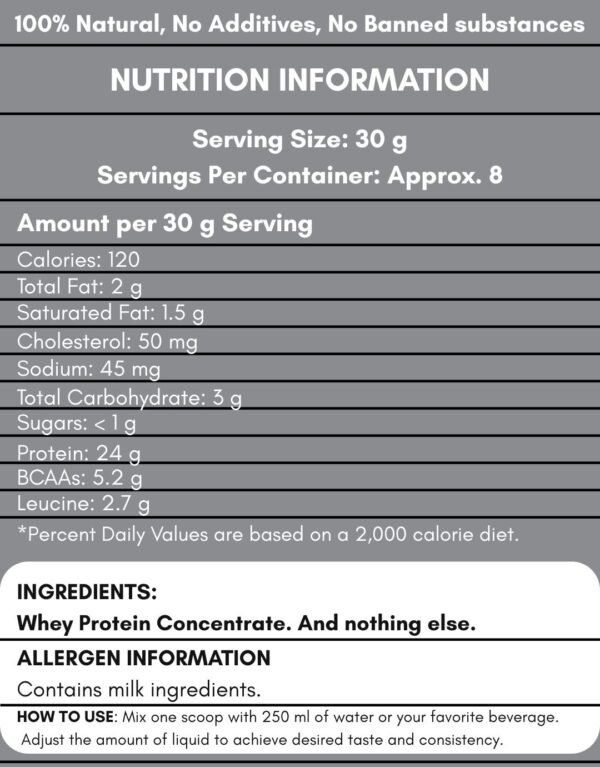 AndWhey EnzyBoost Raw Whey Protein - 1 kg