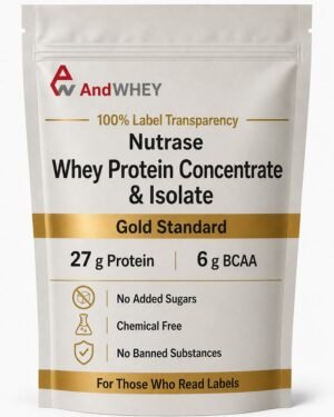 Nutrase whey protein powder tub. Finding the best clean fitnes whey protein in india for post-workout muscle recovery.