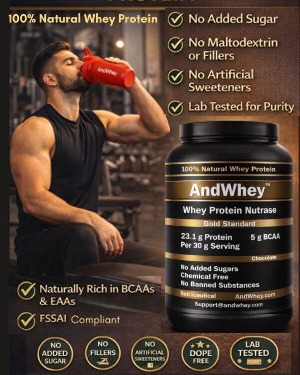 AndWhey - Whey Protein Nutrase - 100 g Tryout Pack