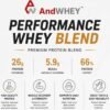 AndWhey Performance Whey Blend – Premium Protein Powder (26g Protein)