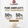 Image showing 50% whey isolate and whey concentrate purity
