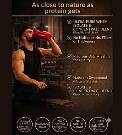 AndWhey Provance 85% Whey Protein 100g Tryout Pack | 30g Protein per Scoop