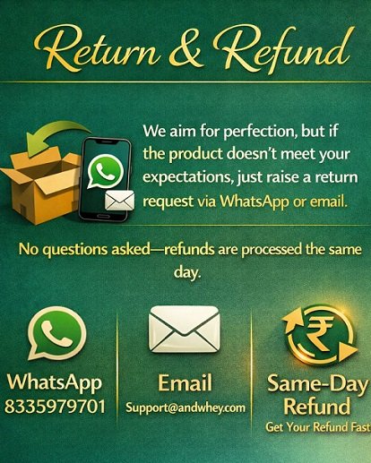 AndWhey - 85% Whey Protein Provance - Evaluation Pack