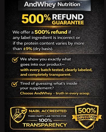 AndWhey - 85% Whey Protein Provance - Evaluation Pack
