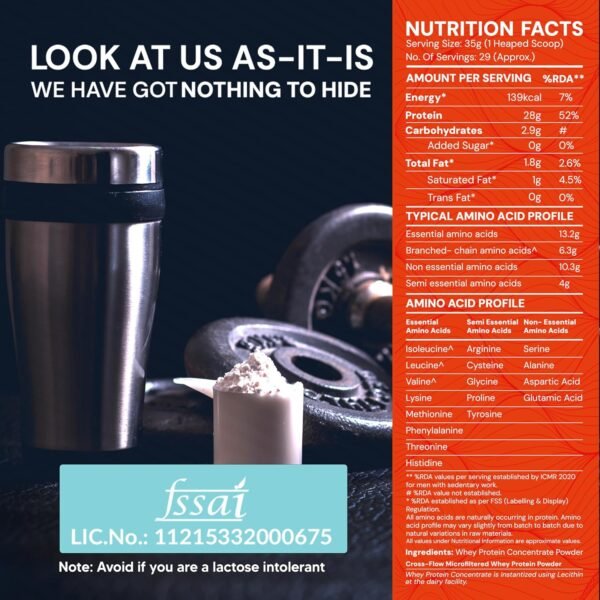 AS-IT-IS ONE Whey Protein Concentrate