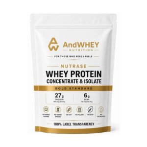 AndWhey Nutrase whey protein front pouch AndWhey Whey Protein Nutrase