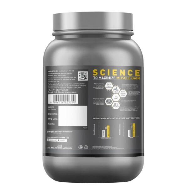 MuscleBlaze Biozyme Performance Whey Protein Powder