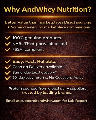 AndWhey - 85% Whey Protein Provance - Evaluation Pack