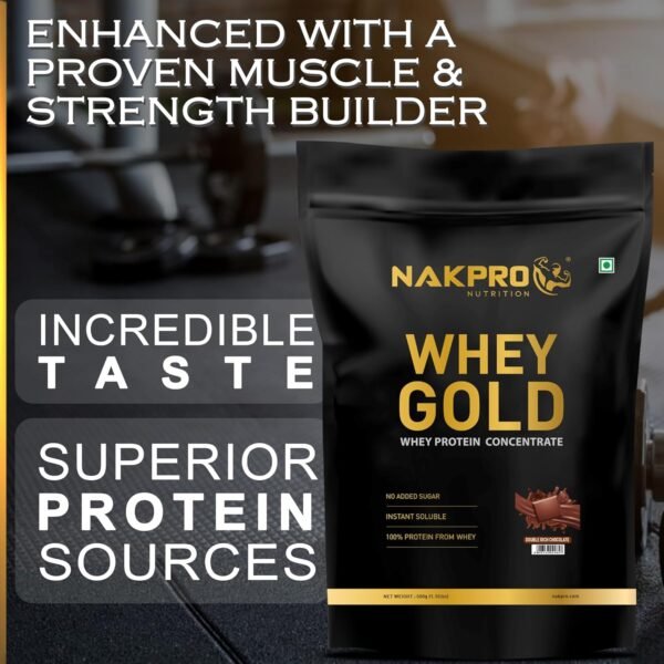 Nakpro Gold Whey Protein Chocolate Flavour 1kg