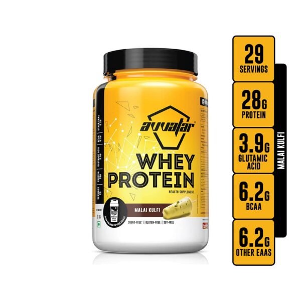 Avvatar Whey Protein Malai Kulfi 1kg