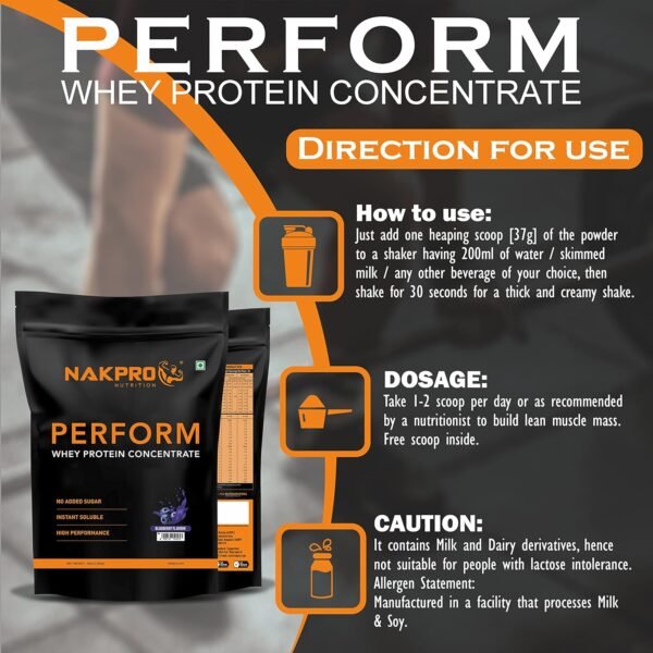 Nakpro Perform Whey Protein Chocolate 1kg