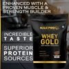NAKPRO Gold Whey Protein Concentrate & Isolate 1kg Malai Kulfi