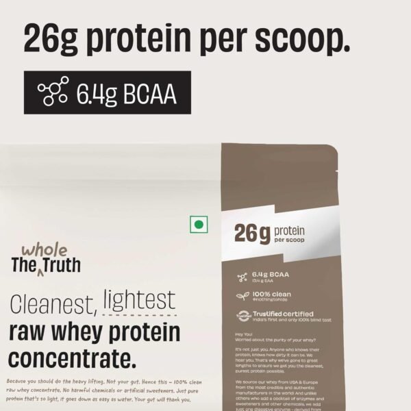 The Whole Truth Whey Protein Unflavoured 1kg