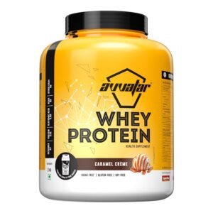 Avvatar Whey Protein Caramel Cream 2kg 27g Protein Whey Isolate Concentrate Blend