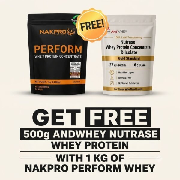 Lowest price for Nakpro perform whey protein in India online