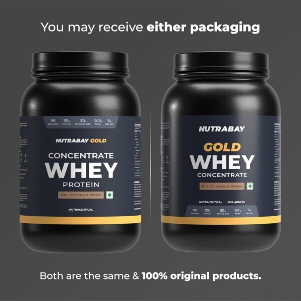 71krYRmVc2L._SL1500_ Nutrabay Gold 100% Whey Protein Concentrate – 1kg (Rich Chocolate Crème)