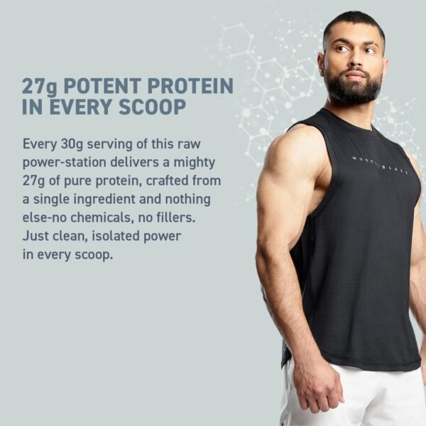 MuscleBlaze 100% Clean Raw Whey Protein Isolate (1kg, Unflavoured) – Lowest Price Online