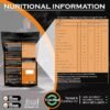 Nakpro Perform Whey Double Rich Chocolate Nutrition Facts and 24g Protein Serving Label