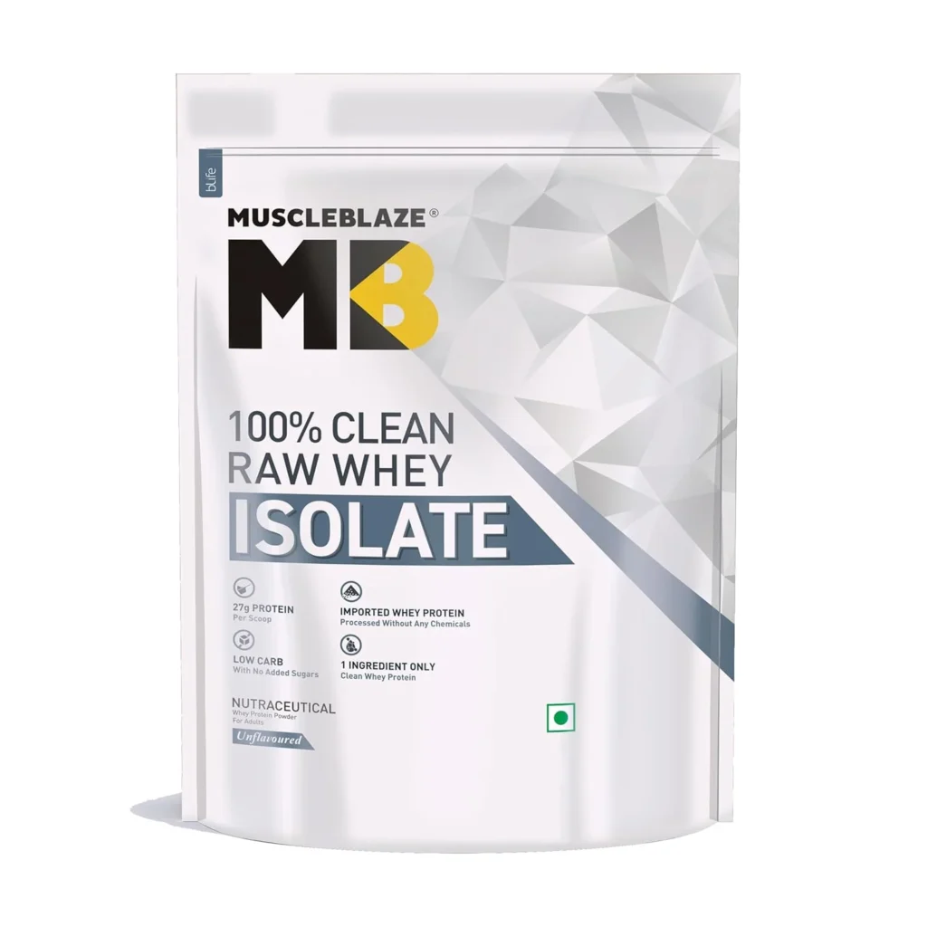 Muscleblaze whey isolate 1kg. Lwest price online in India