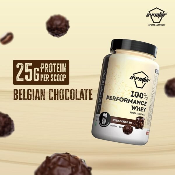 Avvatar 100% Performance Whey Protein (1 kg, Belgian Chocolate)