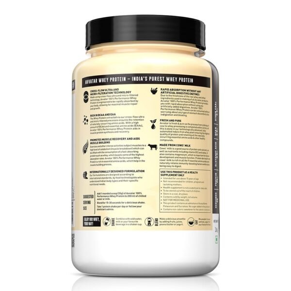 Avvatar 100% Performance Whey Protein (1 kg, Belgian Chocolate)