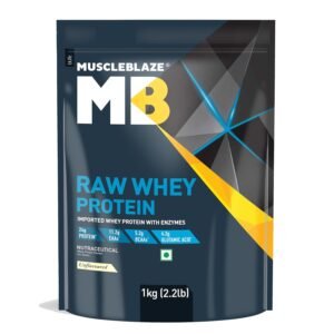 MAIN IMAGE. MuscleBlaze Raw Whey Protein Concentrate 1kg - Unflavoured
